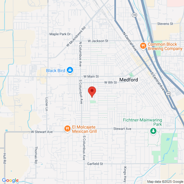 map of the area